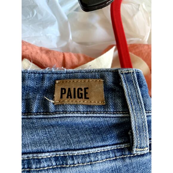 Paige Straight Leg Morgan Jeans Medium Wash Size 25 - Picture 5 of 7